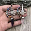 Pendentif Colliers 7 Chakra Guérison Cristal Amulette Collier Pendentifs Pierres Naturelles Rose Quartzs Pendule MY220634Pendant