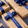 Gift Wrap Vintage Kraft English Spaper DIY Craft Package Book Cover Packing Material Double Sided Flowers Wrapping Paper RollGift