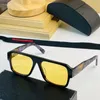 Marca Homens SPR22Y Mulheres Óculos de Sol Clássico Quadrado Acetato Quadro Lentes Graduadas Óculos Condução Designer Geométrico Símbolo Tria5365653