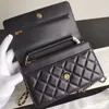 7A 2022 novas bolsas femininas de grife de luxo bolsas de luxo moda clássica woc bolsa de riqueza carteira de couro caviar bolsa de corrente de um ombro estilo pequena fragrância