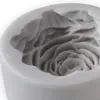 Aromatherapy Candle Mold 3D Peony Silicone Mould Homemade DIY Aromatherapy Candles Moulds