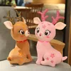 جديد لطيف Sika Deer Plush Doll Toy Soft Star Sikadeer Plushchildren's Factory Fructory Wholesale DHL أو UPS