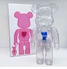 Bearbricklys – figurines en Pvc, cœur rouge dissolvant, cœurs colorés, modèles de jouets, cadeaux de noël, nouvelle vente, 400%, 28cm