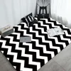 Dywan z nadrukiem zebry czarno-biały prostota salon sypialnia dywana Domowa dekoracja stolika kawowa mata łazienka bez poślizgu 220504