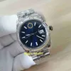 Super versie unisex BPF Watch 126234 36mm blauwe wijzerplaat roestvrij staal 316L jubileumgrens mechanische automatische heren horloges vrouwen dames polshorloges luminescent