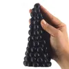 Nxy dildosdongs grande plugue anal como uva xmas árvore design grânulos brinquedos sexuais dildo stuffed stopper anus massagem para mulheres loja 220125