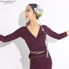 Stage Nosić Sukienka Flamenco Dance Practice Multilayer Hiszpański Kobiety FSHTAIL ESS01 03