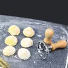 Ferramentas de pastelaria de cozimento Pressione Molde Ravioli Cutter Cutter Dumpling Reboque Matador de dispositivos de gravação Cookie Kitchen Baking Baking