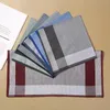 Bow Ties 100% Cotton Handkerchief Men Woman High Quality Classic Plaid Sweat-absorbent Handkerchiefs For Daily Used Gift Fier22