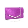 Evening Bags Women Clutch Bag Diamond Rhinestone Crystal Day Wallet Wedding Purse Party Banquet Luxury Silver BagEvening