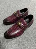 Men Shoes High-quality PU Leather New Fashion Design Horseshoe Buckle Decoration Comfortable Lefu Classic Hot Sales HG020