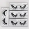 Falska ögonfransar 12/24/36/48/60 Par Partihandel 3D Mink Lashes Natural Dramatic Makeup Eye Bulkfalse