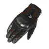 Guante de cuero para pantalla táctil para motocicleta, protección transpirable para Motocross, guantes para primavera y otoño para hombre 220622