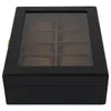 Uhrenboxen Hüllen Gitter Holzkiste Schmuck Display Aufbewahrungshalter Organizer Case Dispay BoxWatch Hele22