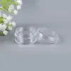 plastic ps jar 3ml 5ml 12pcs/set 3g 5g ps plastic jars with plastic box for eye cream hand cream face cream packin