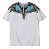 Marque de mode MB à manches courtes Marcelo Classic Jersey Burlon Phantom Wing T-shirt Color Feather Lightning Blade Couple Half T-shirt3Blr