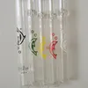 4inch Colroful OG Glass Pipe One Hitter Bat Pipes Steamroller Hand Pipe Filters For Tobacco Dry Herb Oil Burner Dab Rigs