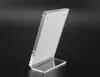 29.7*21cm A4 transverse clear Acrylic magnetic poster frame table label holder stand desk menu stand advertising picture photo frame stand