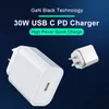 PD 30W USB C Apple iPhone用高速充電器アダプター13 12 Pro Maxクイック充電
