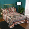 BOMCOM BOHO STRIPE Beddengoed Set Ethnic Vintage Hipster Aztec Pastorale landstijl Boheemse dekbedovertrek Set 100 microfiber T200109541473