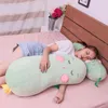 Cute Towel Calabash Fruit Toy Vegetable Loofah Plushie Shy Sleeping Squishy Companion Friend Children Girls Gift Cm J220704