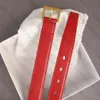 Designer Belt for Woman Man Fashion Gold Needle Buckle Belts Genuine Cowhide 6 Color High Quality