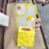 Transparent Mobilephone Cases For iPhone 11 12 13 14 Pro Max X Xr Mini Xs 6S 7 8 Plus Soft TPU Silicone Cheese Mouse Toy Case Shockproof Funny Back Cover Kickstand Housing