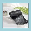 Household Gloves Department Store Medium Kitchen Disposable Point-Breaking Black Color Plastic Bag Thickened Trash Can Roll Drop Delivery 20