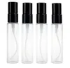 1000pcs/parti 5 ml mini glas spray parfymflaskor pump påfyllbara oljeflaskor atomizer små protebara kosmetika containrar sn6669