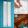 Diğer Banyo Tuvalet Malzemeleri Ev Bahçesi 6/12 PCS Anti Kayma Kavrama Çıkartmaları Duş Şeritleri Demir Padü Güvenlik Bandı Mat Aplike Küvet Bırakma DE