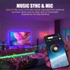 Remsor LED -remsa lampor Bluetooth Music Phone Control Dimble Light Lampled Stripsled