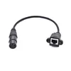 Câbles, microphone XLR 3 broches femelle vers RJ45 femelle câble d'extension audio environ 30 cm/5 pièces