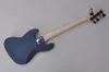 5 Strings Matte Black Electric Bass Guitar with Maple Fingerboard