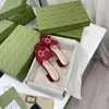 2022 كلاسيكيات امرأة أحذية عالية الجودة شبشب جلد مصممي أزياء شقة الشرائح السيدات slippers size35-40