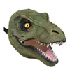 Masques de fête Halloween Dragon Dinosaure Bouche Ouverte Latex Horreur Couvre-chef Dino Cosplay Costume Peur 230206