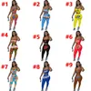 Women Tracksuits 2 Piece Set Fashion Print Sling Vest Pencil Pants Outfits Ladies New Casual T Shirt Trousers Jogging Suits Sportwear