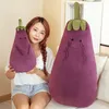 Drôle d'expression d'aubergines pack peluche oreiller peluche jolie poupée changeante