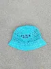 Raphia Straw Bucket Hat Designer Cap for Men Woman Baseb all Caps Beanie Casquettes pêcheur seaux chapeaux patchwork Haute Qualité été Soleil G220727