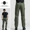 Pantaloni cargo da città tattici multitasche elasticizzati da uomo Pantaloni militari da combattimento in cotone Pantaloni SWAT Army Slim Fat Casual 5XL 220810