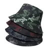 2022 Ny Punk Fashion Dragon Print Bucket Hat Sommar Sun Caps för män Fiskare Hatt Hip Hop Panama Cap