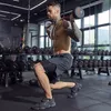 Kör shorts sommar män gym fitness träning sport snabb torr jogging träning blixtlås med dubbel lager shortsRunning