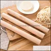 Rolling Pins Pastry Boards Bakeware Kitchen Dining Bar Home Garden Natural Wooden Pin Fondant Cake Decoration Kitchen Tool Durable Non St