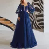 wieczorowa suknia księżniczka niebieska