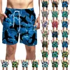 Мужские шорты для плавания костюмы Mens Med Men's Men's Summer Print Print Short Casual Loak Fashion Tether Board Board мягкая прохладная шортчицы