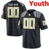 Nik1 Stitched Custom 10 Justin Herbert 18 Spencer Webb 21 LaMichael James 21 Royce Freeman Oregon Ducks College Youth Kids Jersey