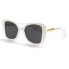Дизайнерские роскошные солнцезащитные очки женские очки на открытом воздухе ведущие оттенки с большим кошачьим глаз