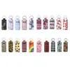 DHL Sublimation Keychain Blank Neopreen Polslet Keychain Hand Pols Keychain Holder om te matchen met Chapstick Holder unisex