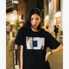 19fw ny begränsad box banner tee sommaren high end designer street t-shirts andningsbara populära avslappnade män kvinnor ungdom solid enkel kort ärm tjamtx106