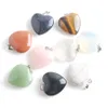 Vintage Love Heart Pendants Necklace for Women Personality Natural GemStone Aventurine Healing Chain Fashion Jewelry BE904