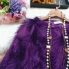 Women's Feather Dress With Bow Belt Tassel Long Sleeve High Waist Solid Bodycon Lady Mini Dresses Woman Vestido Female 2022